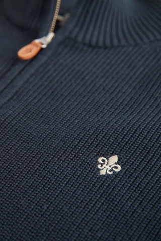 Bernard Half Zip Blue