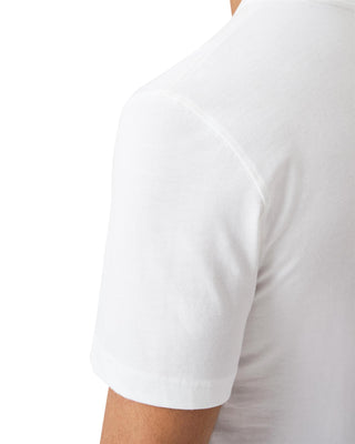 White Single Jersey Supima Cotton T-shirt