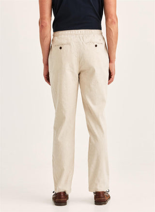 Fenix Linen Trouser Off White