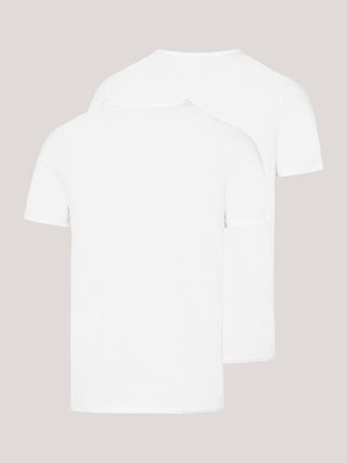 2 Pack O-Shirt White