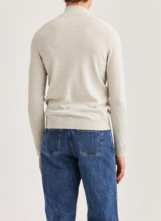 Merino John Zip Off White