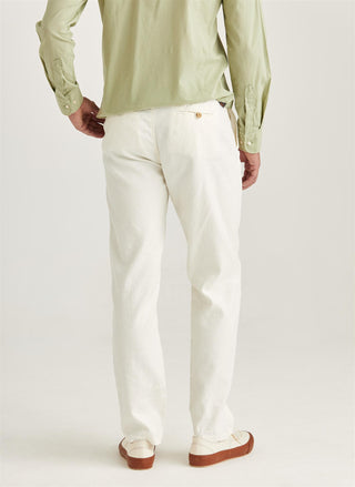 Fenix Linen Trouser Off White
