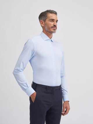 Active Shirt Tailor Fit Lyseblå