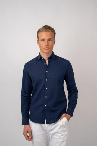 Linen Shirt Navy