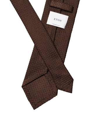 Dark Brown Silke Grenadine Tie