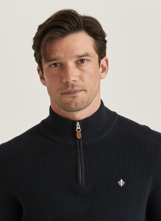 Bernard Half Zip Blue