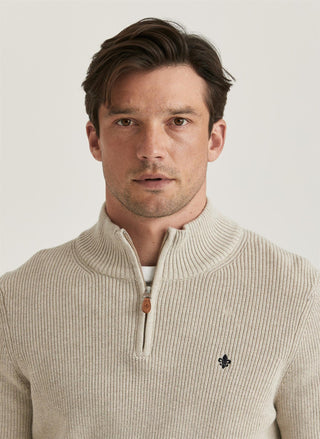 Bernard Half Zip Khaki