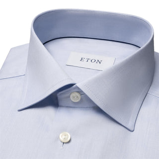Light Blue Signature Twill Shirt - Cut Away