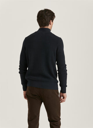 Bernard Half Zip Blue