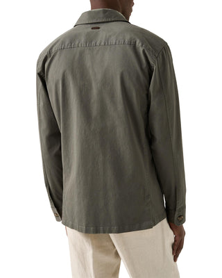 Mid Green Light Cotton Chore Jacket