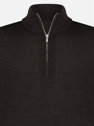 Toscane Half Zip Brown