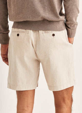 Fenix Linen Shorts Off White
