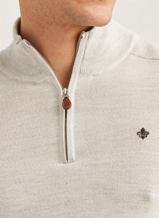 Merino John Zip Off White