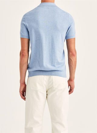 Riley Short Sleeve Polo Blue