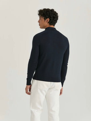 Merino John Zip Navy